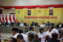 Kepala BNPB Hadiri Rapat Koordinasi Kebakaran Hutan di Riau